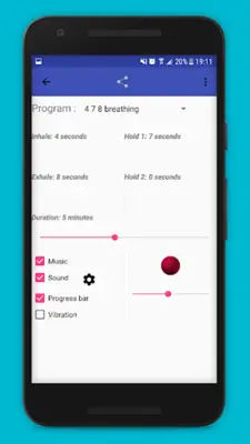 Breathing Relaxation Exercices android App screenshot 0